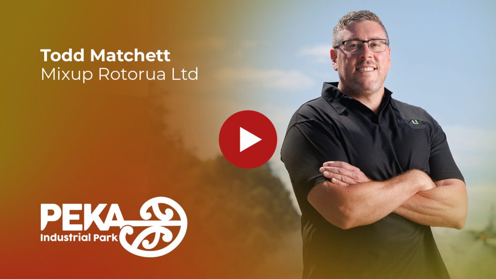 Todd Matchett of Mix Up Concrete Rotorua